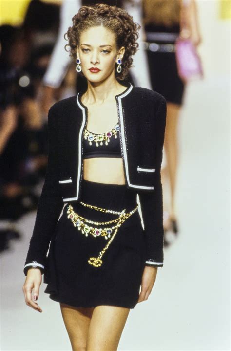 chanel famous models|french models in the 90s.